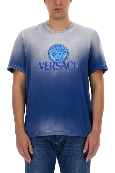 Versace Clothing for Men Versace T-shirt With Logo