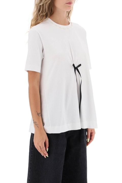 Fashion for Women Simone Rocha A-line T-shirt With Bow Detail