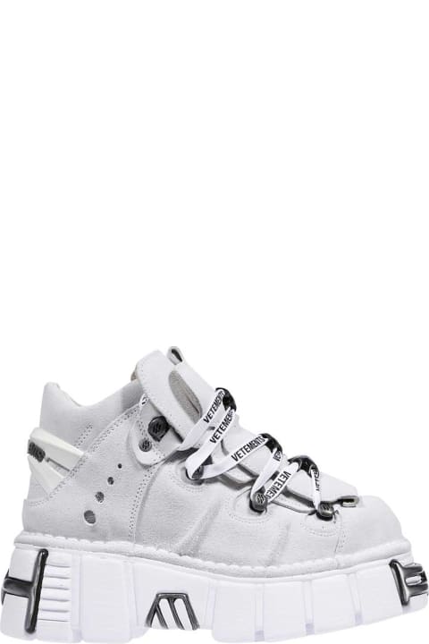 Wedges for Women VETEMENTS Leather Platform Sneakers