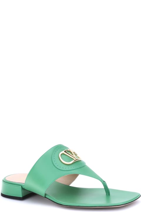 Valentino Garavani Shoes for Women Valentino Garavani Vlogo Thong Sandals