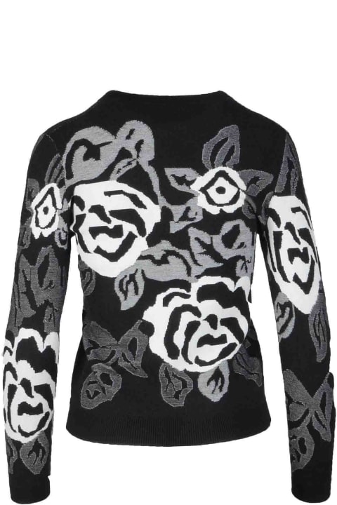 Women's Black / Gray Sweater