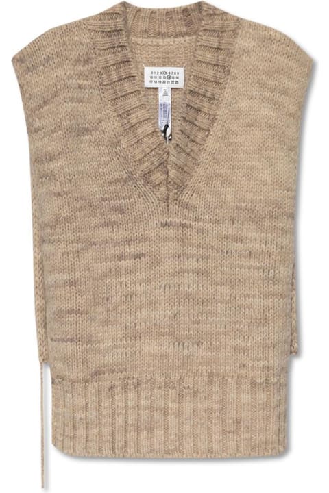 Coats & Jackets for Women Maison Margiela Sleeveless Knit Cape