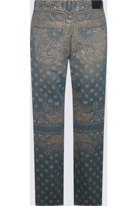 AMIRI Jeans for Men AMIRI Indigo Blue Cotton Denim Jeans