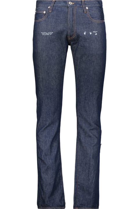 Homeware Off-White 5-pocket Slim Fit Jeans