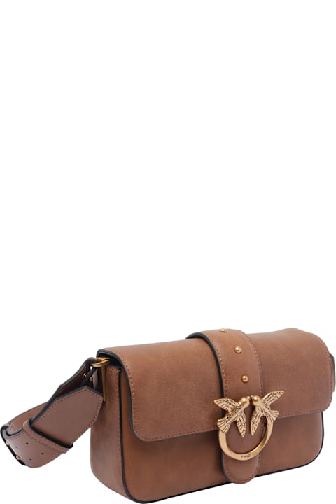 Pinko Bags for Women Pinko Mini Love Slouchy Shoulder Bag