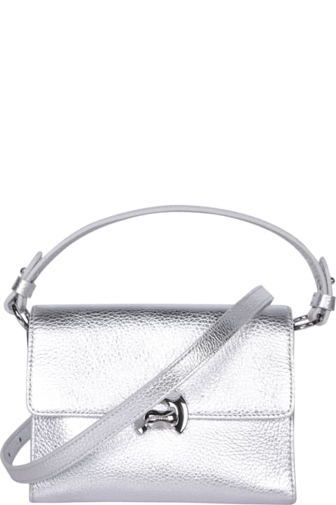 Coccinelle Bags for Women Coccinelle Arlettis Mini Silver Bag