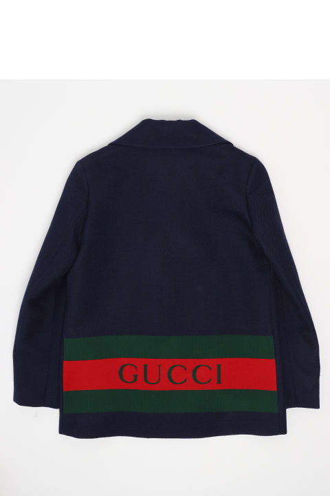 Gucci Coats & Jackets for Girls Gucci Caban Coat