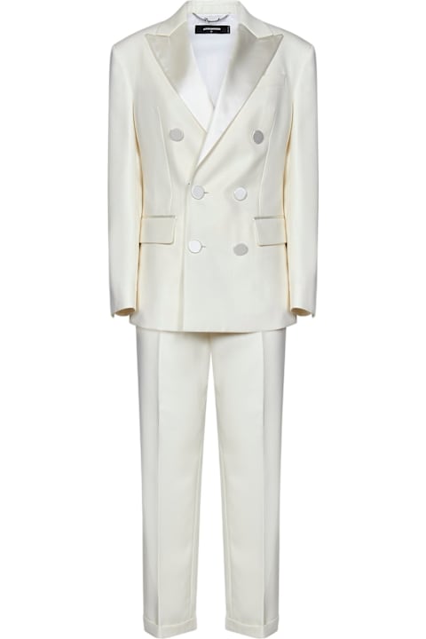 Suits for Women Dsquared2 Boston Double-breasted Satin Suit