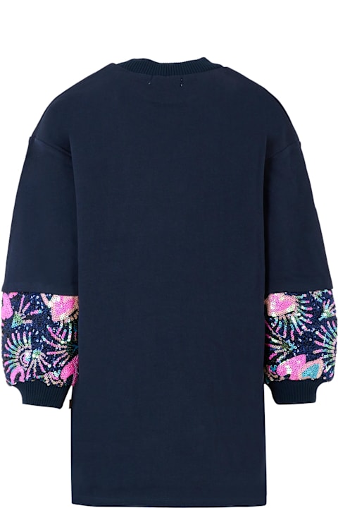 Homeware Billieblush Blue Dress For Girl With Sequins