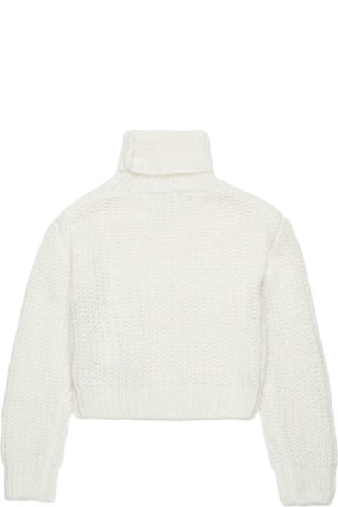 Dsquared2 for Kids Dsquared2 Logo Patch Roll-neck Knitted Jumper