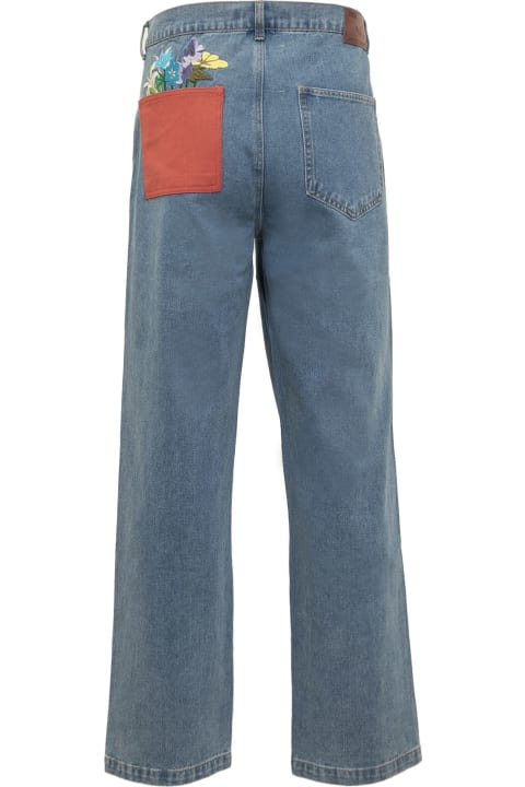 Kidsuper Clothing for Men Kidsuper Flower Jeans