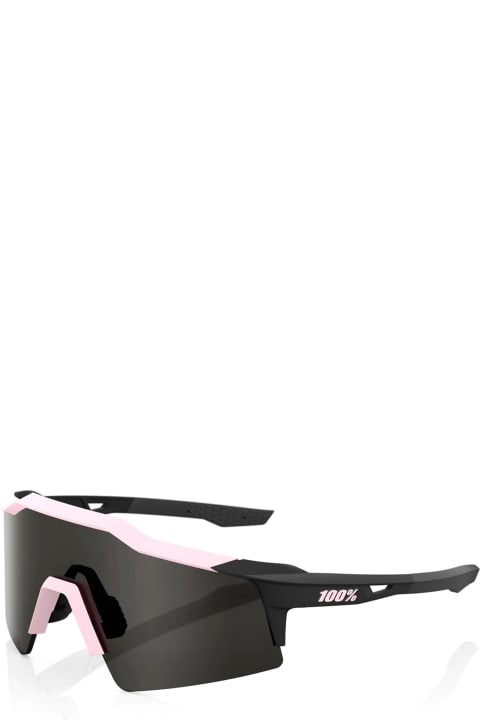 100% نظارات لـ السيدات 100% Speedcraft Sl - Soft Tact Desert Pink / Smoke Lens Sunglasses