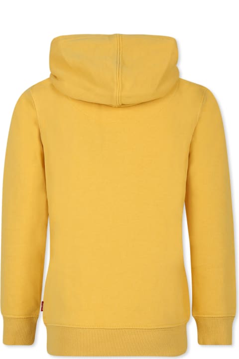 Levi's Sweaters & Sweatshirts for Boys Levi's Yellow Sweatshirt For Boy With Logo