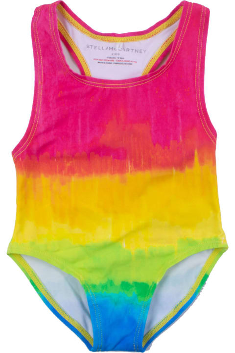 Swimwear for Baby Girls Stella McCartney Kids Nylon One Piece Swimsuit