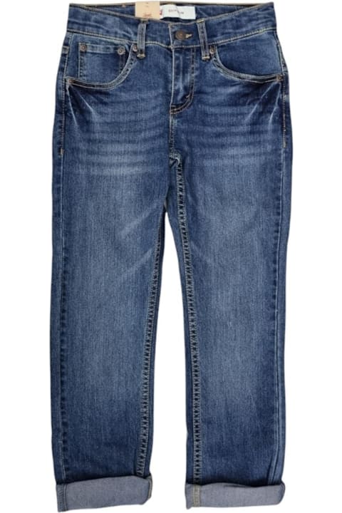 Levi's لـ Kids Levi's Logo Patch Straight-leg Jeans