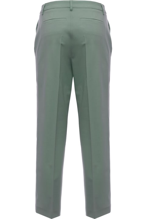 Tonello Woman's Tailored Green Wool  Pants