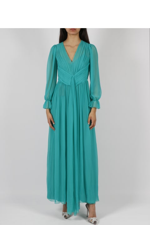 Fashion for Women Alberta Ferretti Organic Chiffon Dress