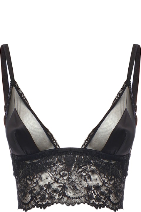 Underwear & Nightwear for Women Dolce & Gabbana Soft Cup Satin Bralette