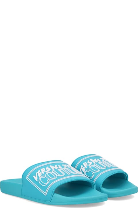 Versace Jeans Couture Slides With Logo