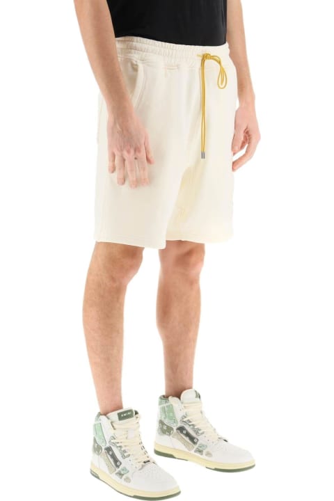 Homeware Rhude Jersey Bermuda Short With Logo Embroidery