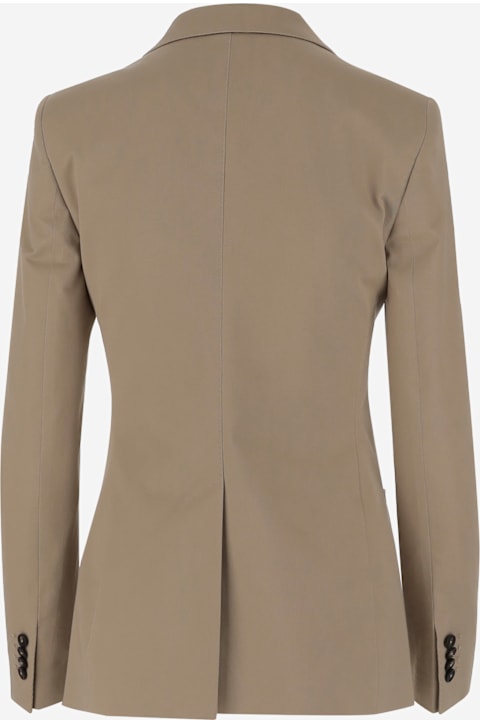 Tagliatore Clothing for Women Tagliatore Single-breasted Cotton Jacket