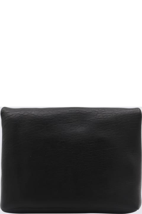 Saint Laurent Sale for Men Saint Laurent Black Leather Pouches