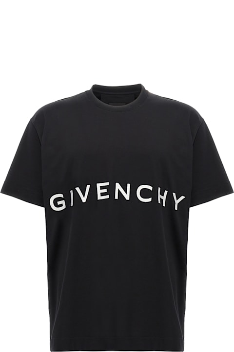 Tシャツ・カットソー GIVENCHY Embroidery t-shirt Givenchy Logo Embroidery T-shirt | italist