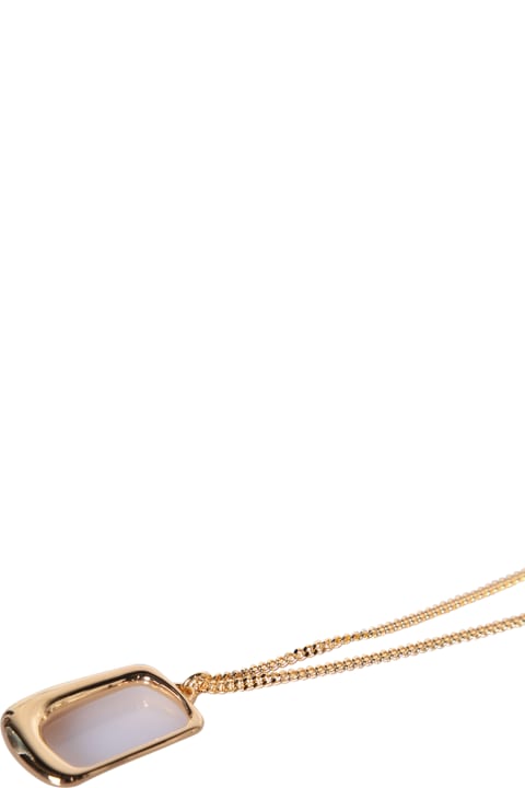 Jewelry Sale for Women Jacquemus Le Collier Ovalo Gold Necklace