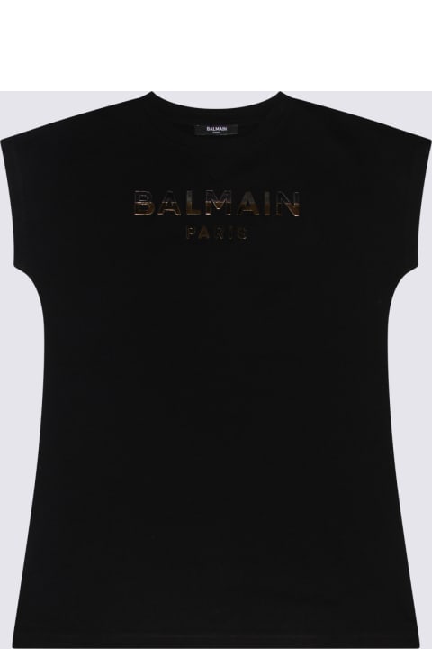 Sale for Boys Balmain Black Cotton Dress