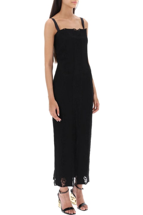 Dolce & Gabbana Clothing for Women Dolce & Gabbana Jersey And Lace Maxi Dress
