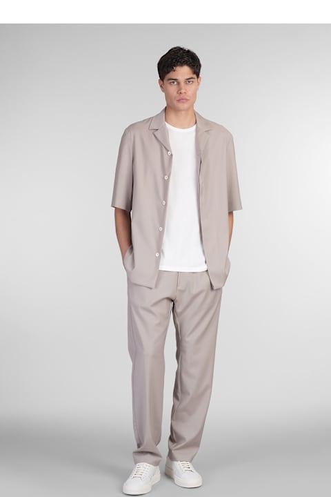 Barena Clothing for Men Barena Atila Shirt In Beige Wool