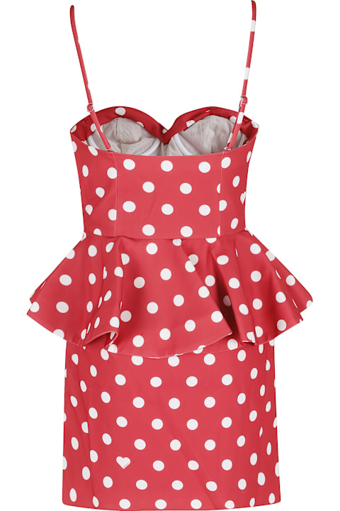 Fiorucci for Kids Fiorucci Dot Crepe Pelum Mini Dress
