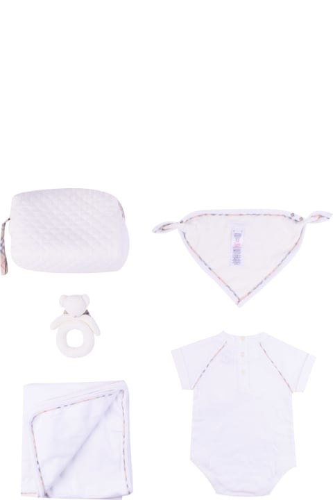 Accessories & Gifts for Kids Burberry Body, Bib, Blanket And Teddy Bear