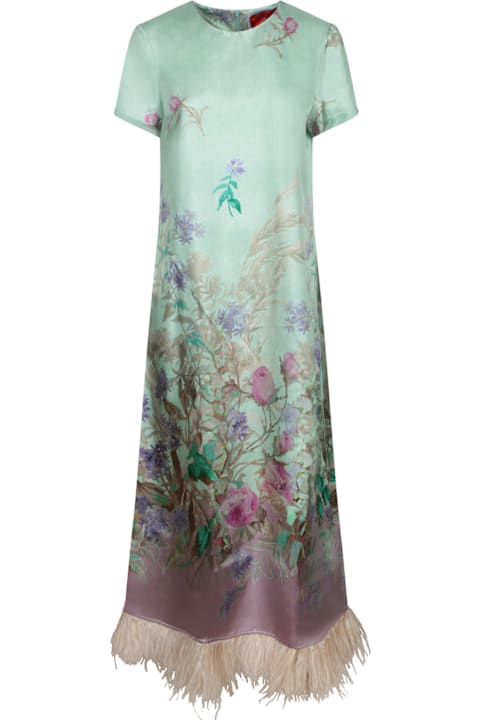 La DoubleJ for Women La DoubleJ Silk Swing Dress With Floral Print