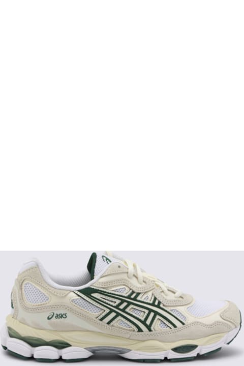 Asics Ivory And Forest Night Gel Nyc Sneakers