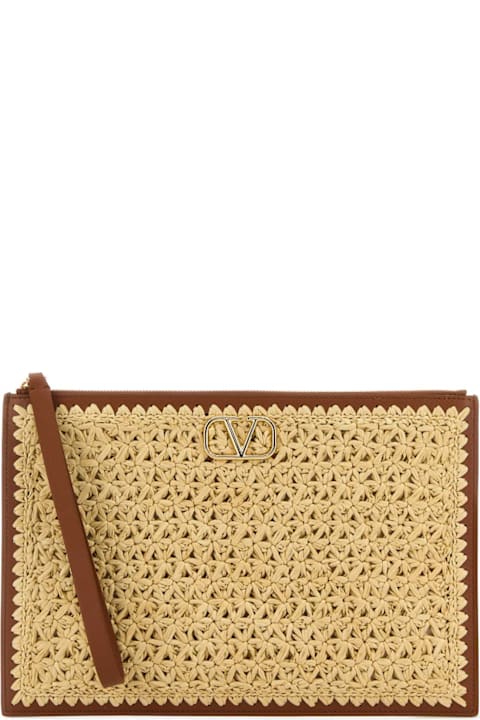 Valentino Garavani for Women Valentino Garavani Raffia Clutch