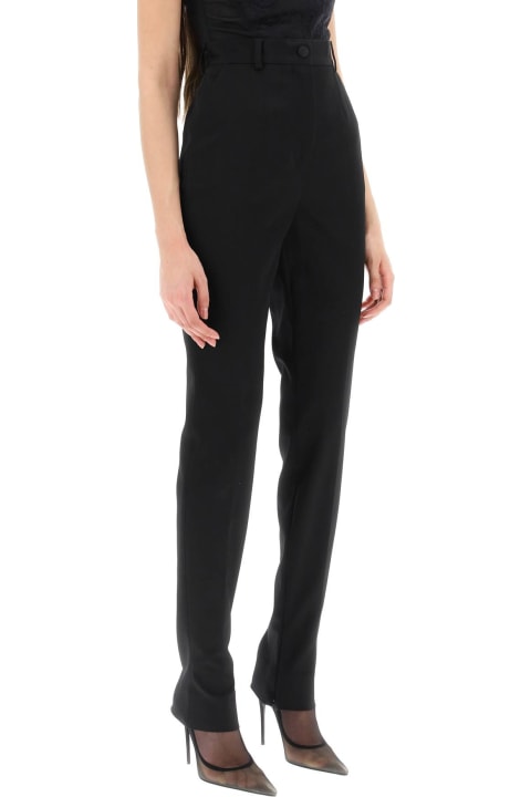Dolce & Gabbana Clothing for Women Dolce & Gabbana Slim Trousers With Zip Cuffs