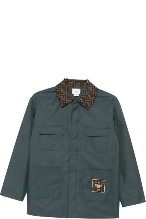 Homeware Fendi Fendi Kids Junior Short Parka Jacket