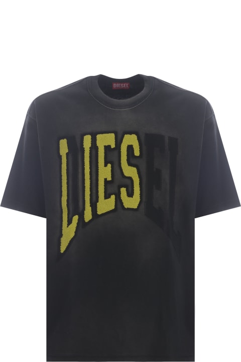 ウィメンズ Dieselのトップス Diesel T-wash-n Crewneck T-shirt