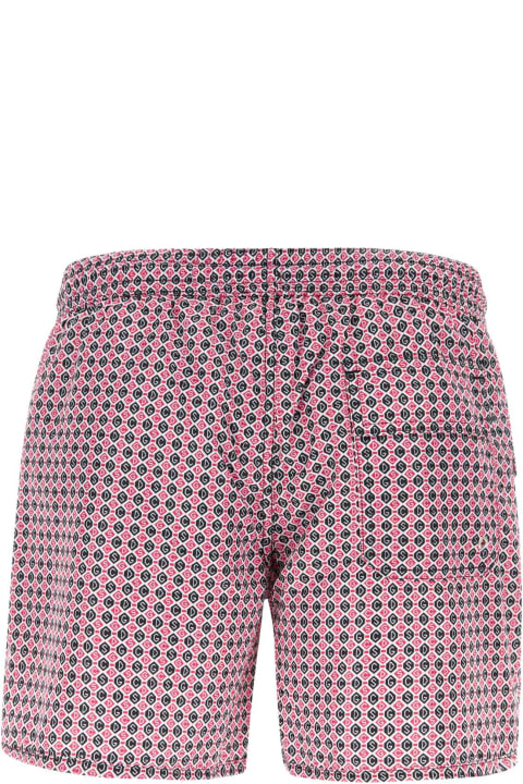 GCDS Swimwear for Men GCDS Printed Polyester Swimming Shorts