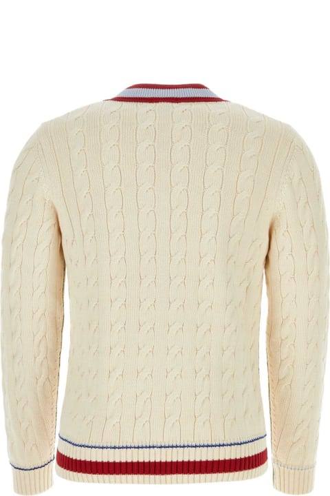 Lacoste Clothing for Men Lacoste Sand Cotton Blend Sweater