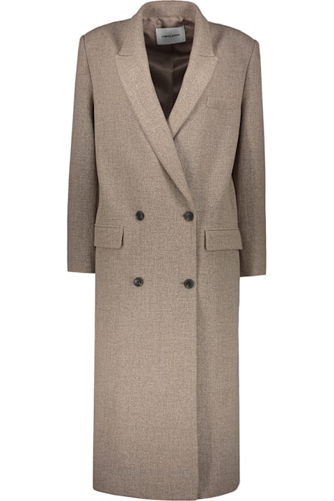 Low Classic Coats & Jackets for Women Low Classic Wool Blend Double-breasted Coat