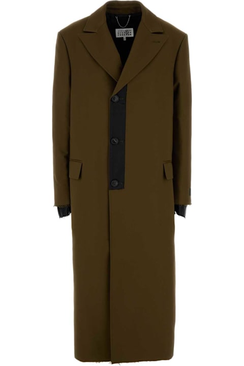 Coats & Jackets for Women MM6 Maison Margiela Mud Polyester Coat