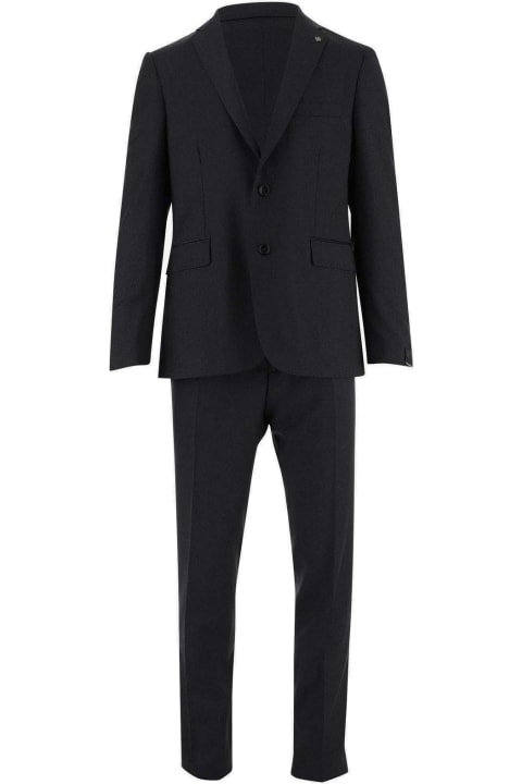 メンズ スーツ Tagliatore Single-breasted Two-piece Suit Set