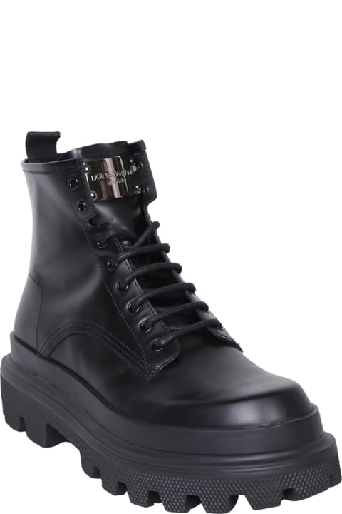 Dolce & Gabbana Boots for Men Dolce & Gabbana Lace-up Chunky Boots