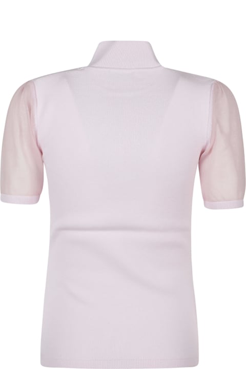 Homeware Elisabetta Franchi Short Sleeve Turtle Neck Sweater