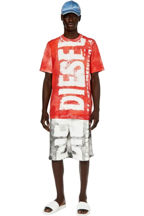Fashion for Men Diesel T-just-g12 Red T-shirt