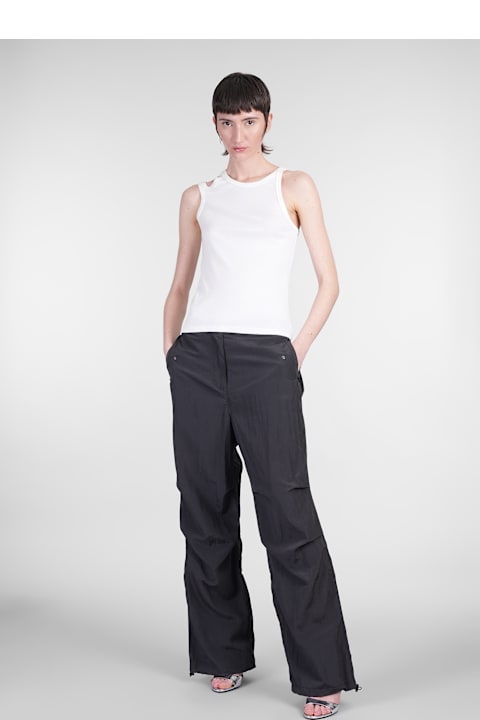 Laneus Clothing for Women Laneus Pants In Black Polyamide