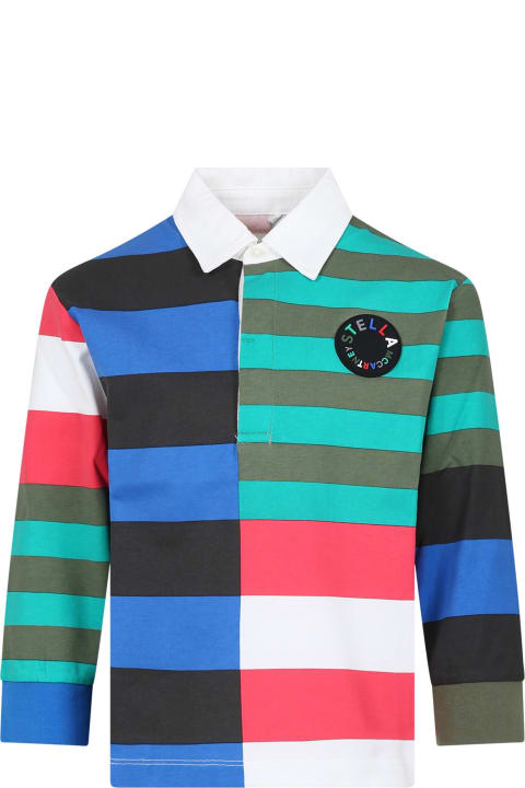 Stella McCartney Kids Kids Stella McCartney Kids Multioclor Polo For Boy With Logo