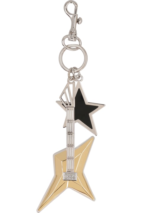Homeware Versace Silver-tone Metal Key Ring And Clasp
